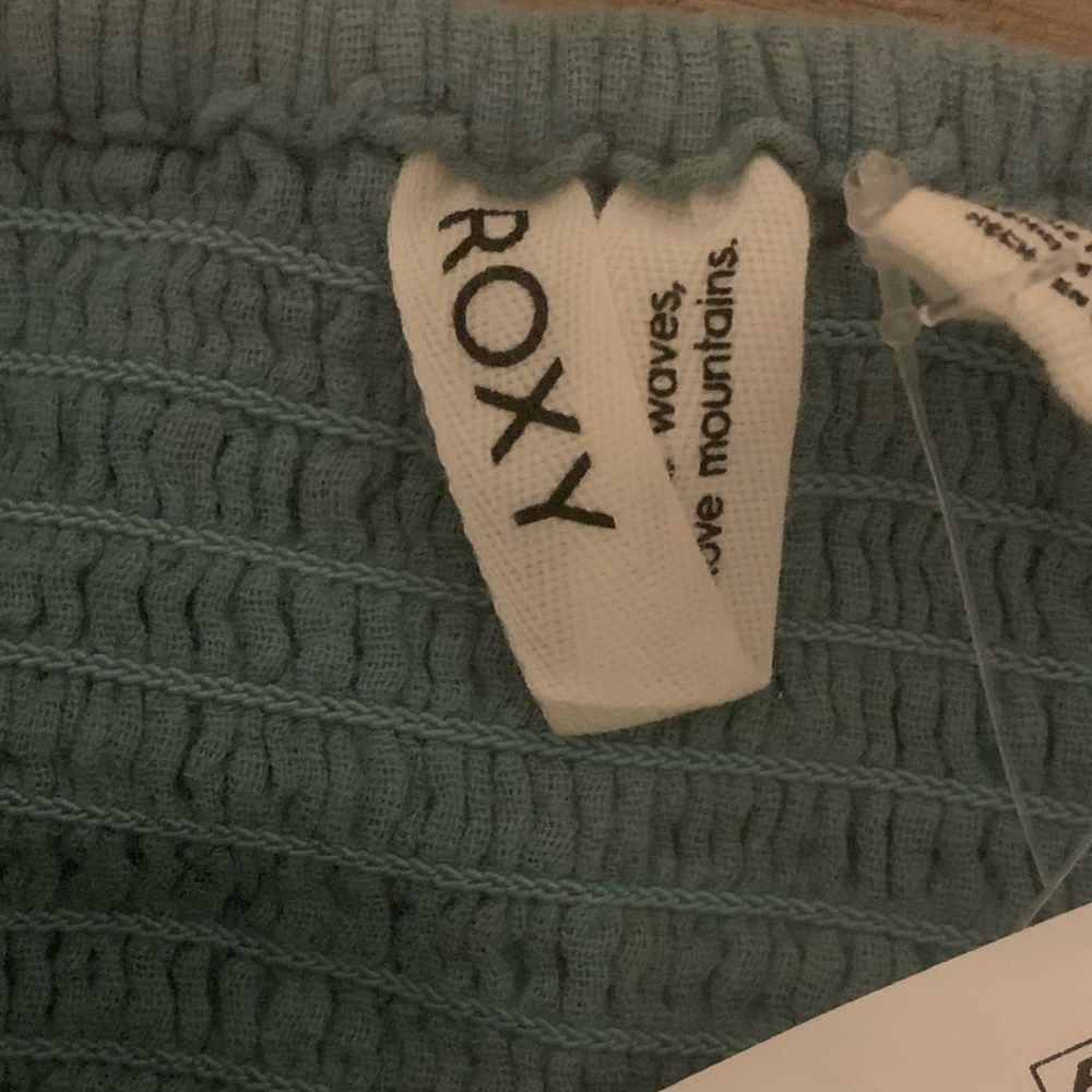 Roxy Mineral Blue Long Sleeve Baby Doll Dress Sizes (XS & XXL) (1 of each) - Picture 3 of 5